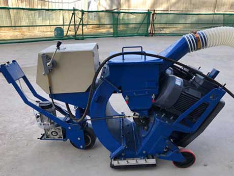 橋面拋丸機現場案例
